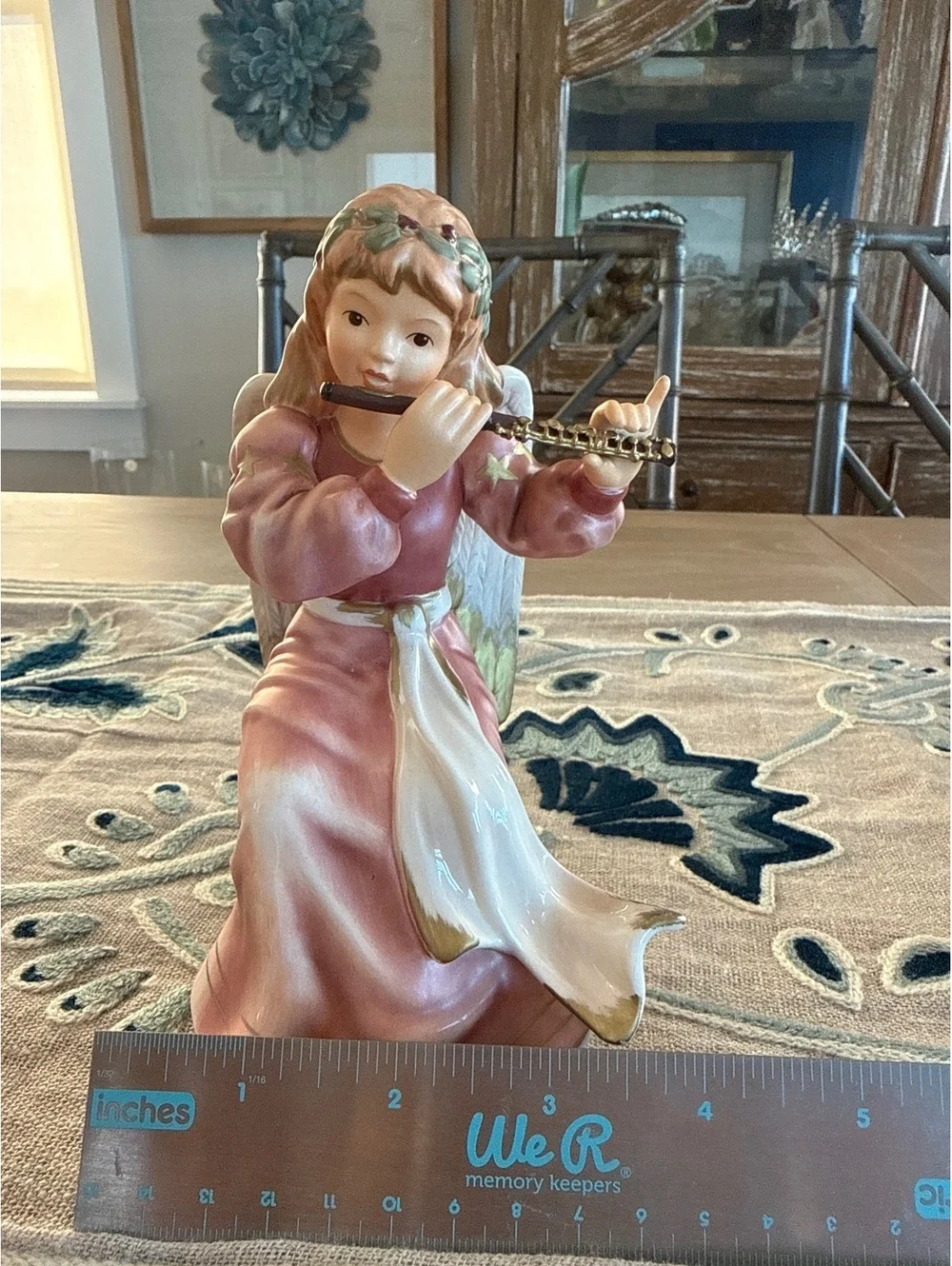 Goebel Weihnachten Angel Figurine Playing Flute